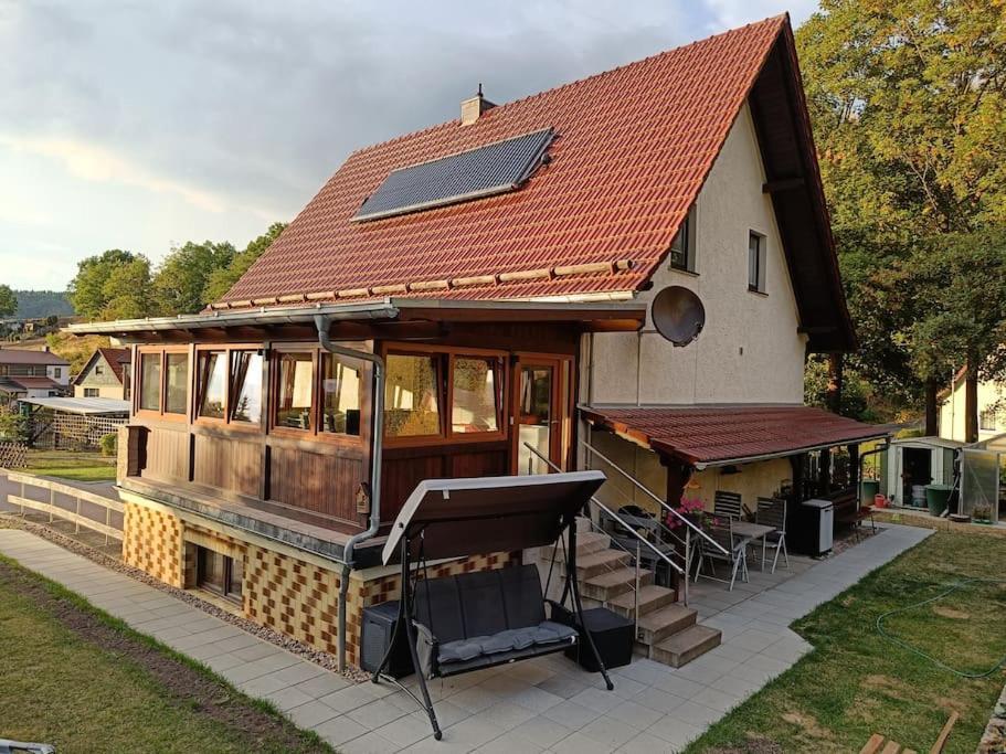 Ferienwohnung Bamberger Mit Wintergarten Schmalkalden Exterior photo